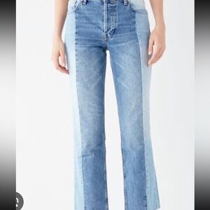 Urban Outfitters Low Waisted Two-Tone Jeans (size 25)